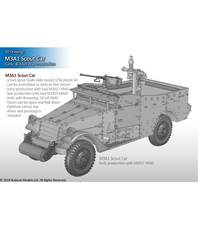M3A1 Scout Car (Early & Late production)