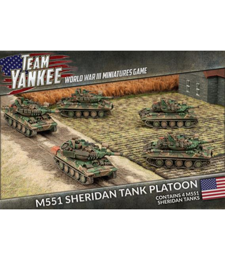 World War III Team Yankee M551 Sheridan Tank Platoon