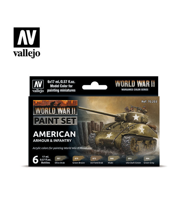 Vallejo WWII American Armour & Infantry