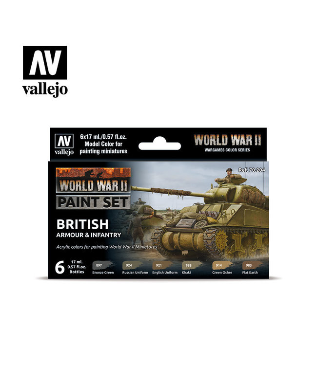 Vallejo WWII British Armour & Infantry