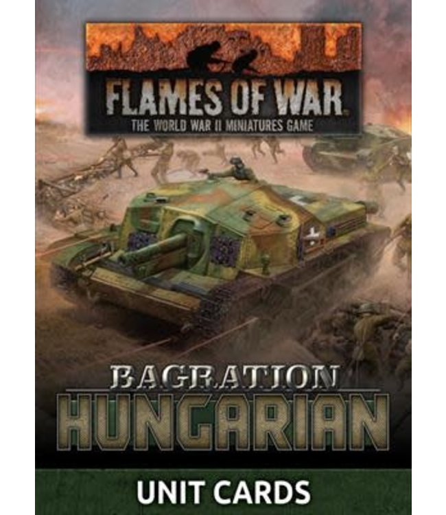 Bagration: Hungarian Unit Cards