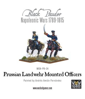 Black Powder Prussian Landwehr Mounted Officers 1789-1815