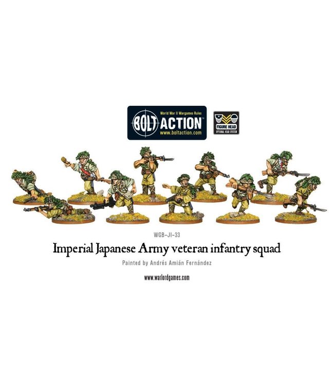 Imperial Japanese Army veteran infantry squad