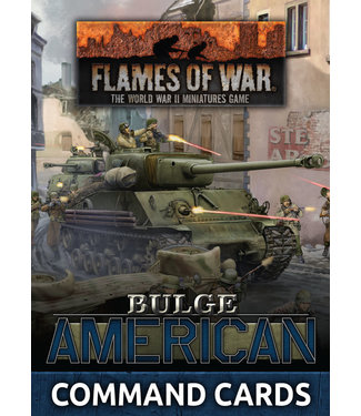 Flames of War Bulge: American Command Cards