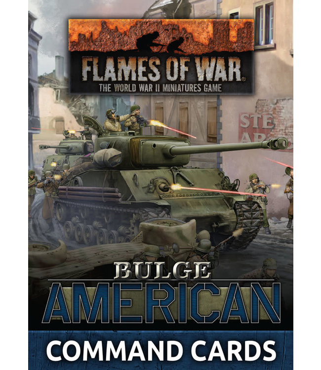 Flames of War Bulge: American Command Cards