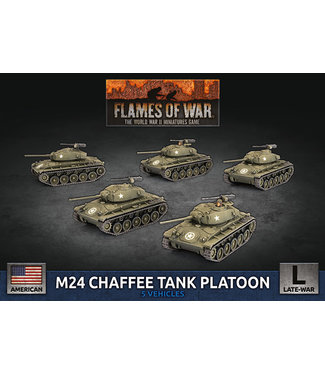 Flames of War M24 Chaffee Tank Platoon