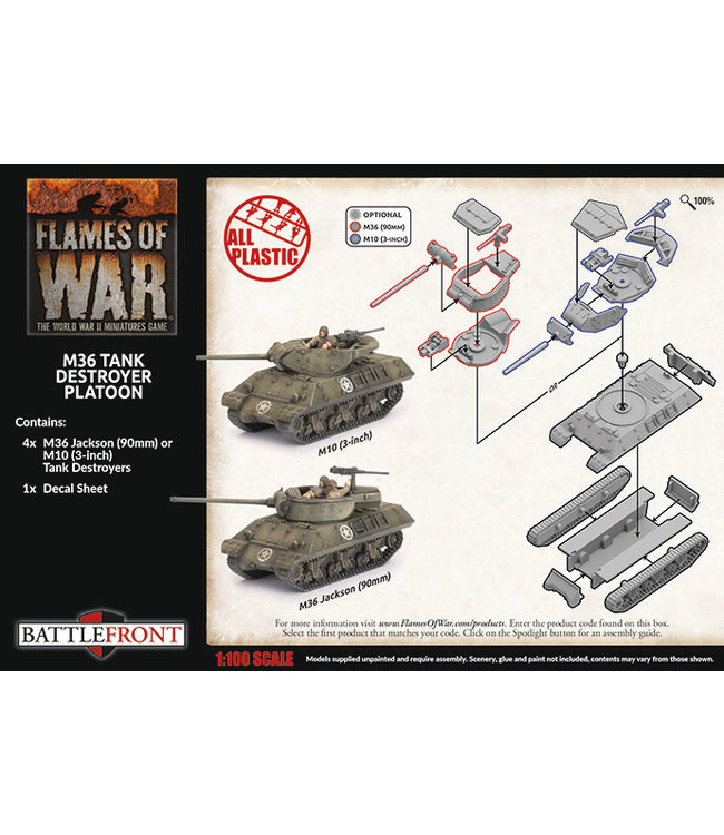 M36 and M10 Tank Destroyer Platoon