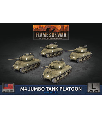 Flames of War M4 Jumbo Tank Platoon