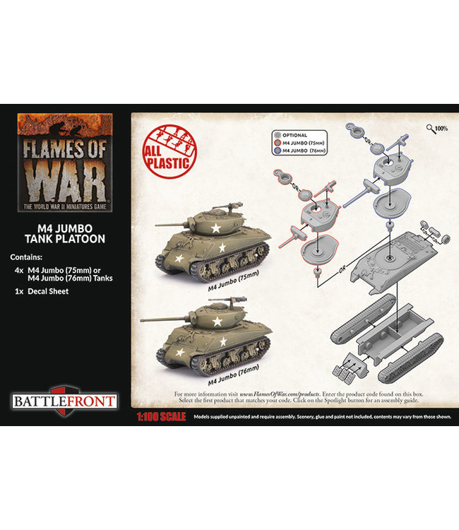 M4 Jumbo Tank Platoon