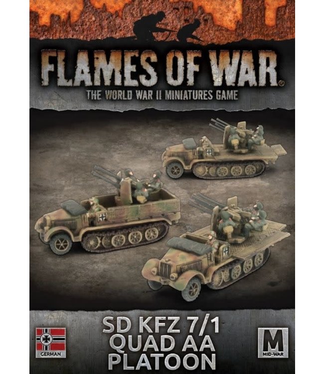 Sd Kfz 7/1 Quad AA Platoon