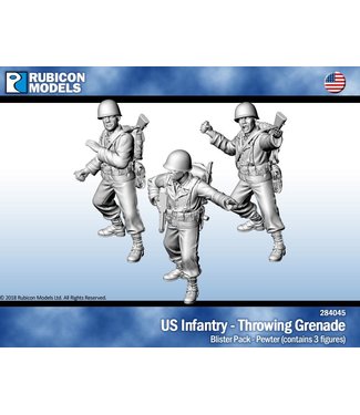 Rubicon Models US Infantry - Throwing Grenades