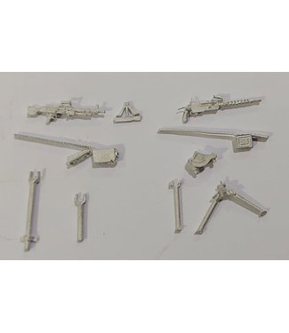 Empress Miniatures 30 Cal and GMPG machine guns (BAOR29)