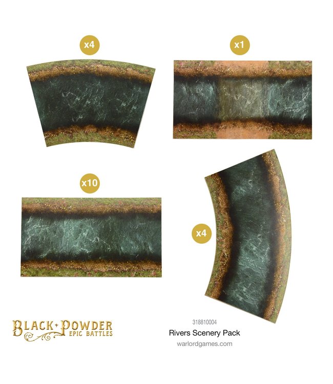 Black Powder & Epic Battles - Rivers Scenery Pack