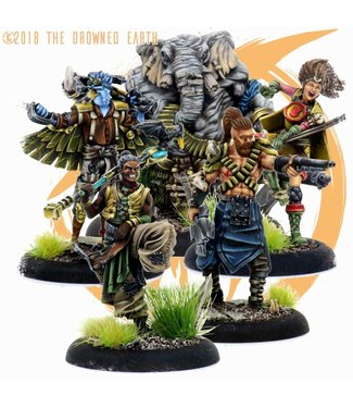 The Drowned Earth Miniatures Game Wayfarers Faction Starter Box