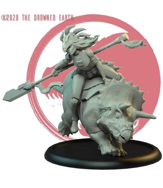 The Drowned Earth Miniatures Game Akara Mounted: Bondsman Leader