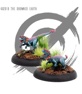 The Drowned Earth Miniatures Game Dilos (x2)