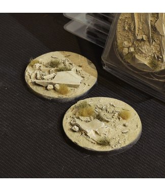 GamersGrass Arid Steppe Bases, Round 60mm (x2)