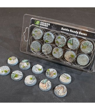 GamersGrass Urban Warfare Bases, Round 25mm (x10)