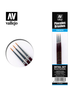 Vallejo Detail set (Round synthetic)