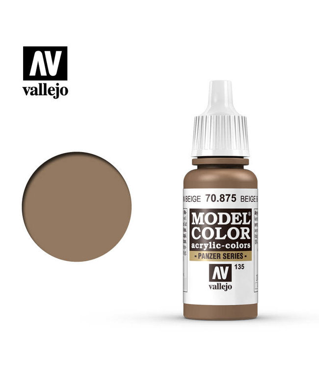 Vallejo Model Color Beige Brown