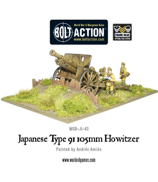 Bolt Action Japanese Type 91 105mm Howitzer