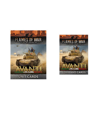 Flames of War Pre-order: Italian Avanti Unit and Command Cards