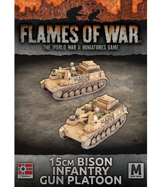 Flames of War 15cm Bison Infantry Gun Platoon