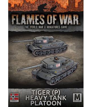Flames of War Pre-order: Tiger (P) Heavy Tank Platoon