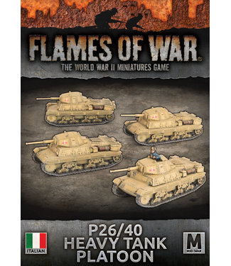 Flames of War P26/40 Heavy Tank Platoon