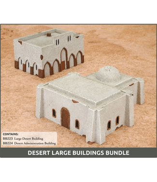 Flames of War Desert Large Buildings Bundle