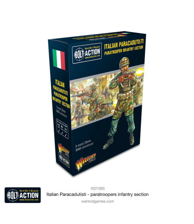 Italian Paracadutisti paratrooper infantry section