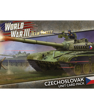 World War III Team Yankee Czechoslovakian Unit Cards