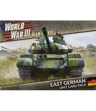 World War III Team Yankee East German Unit Cards