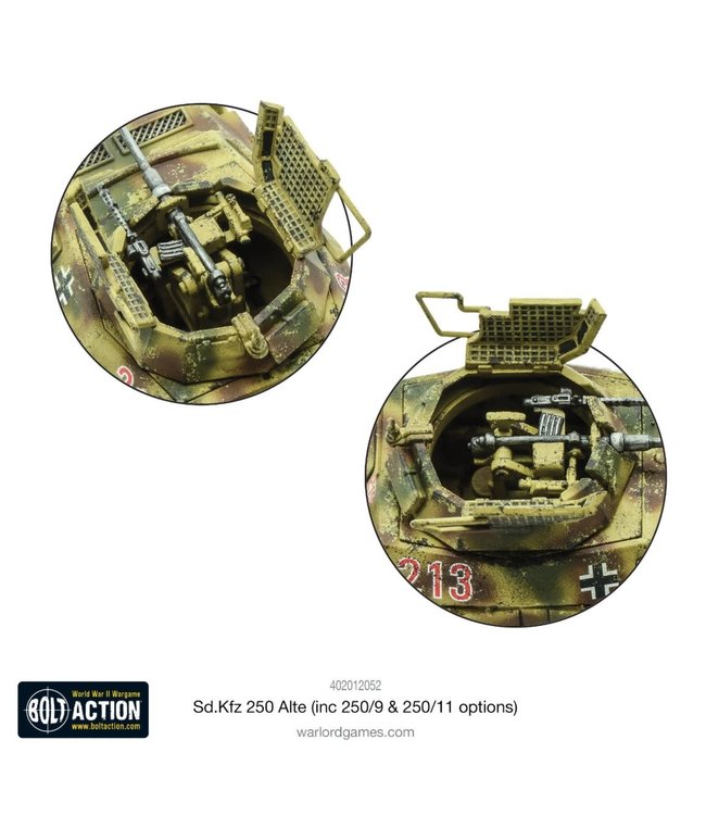 Sd.Kfz 250 (Alte) Half-Track (250/1, 250/9 & 250/11 Variants)