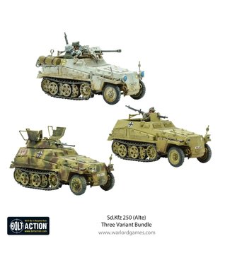 Bolt Action Pre-order: Sd.Kfz 250 (Alte) Three Variant Bundle