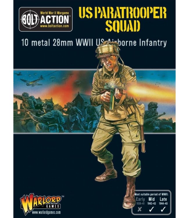 Bolt Action US Paratrooper Squad