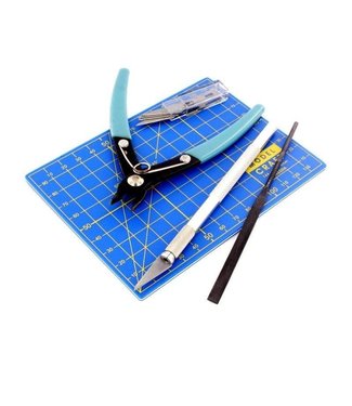 The Model Craft Collection 9 Piece Plastic Modelling Tool Set