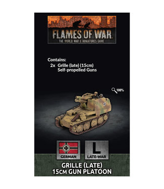 Flames of War Grille 15cm late Platoon