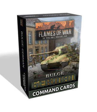 Flames of War Bulge: German Command cards