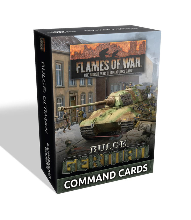 Flames of War Bulge: German Command cards