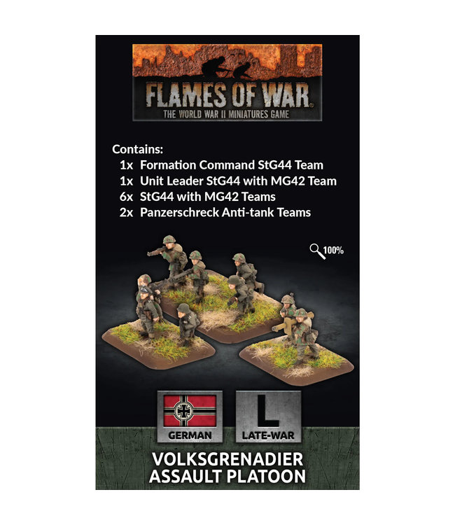 Flames of War Volksgrenadier Assault Platoon
