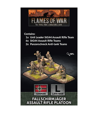 Flames of War Fallschirmjäger Assault rifle Platoon
