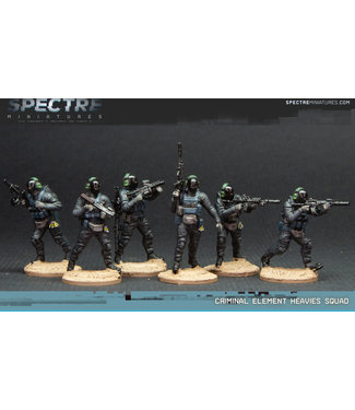 Spectre Miniatures Criminal Element Heavies Squad