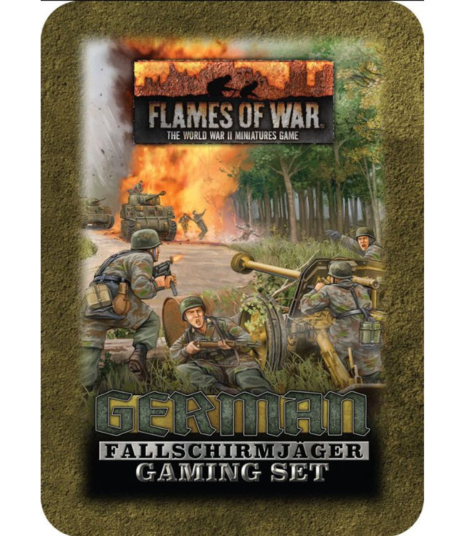 Flames of War German Fallschirmjäger Gaming Tin