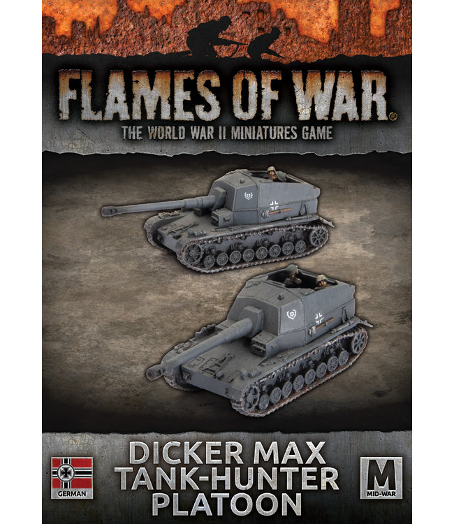 Flames of War Dicker Max Tank-Hunter Platoon