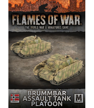 Flames of War Brummbar Assault Tank Platoon (MW)