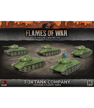 Flames of War T-34 Tank Company (MW)