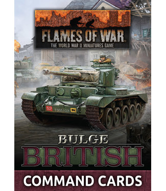 Flames of War Bulge: British Command Cards