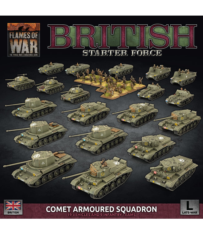 British Comet Armoured Squadron - www.tabletopper.nl