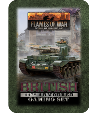 Flames of War British 11th Armoured Gaming Tin